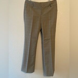 COPY - Brown Plaid Slacks Dress Pants Size 6